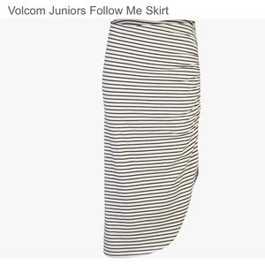 Volcom Asymmetric Body Con Skirt